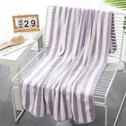 Cotton Stripe Face Bath Towel for Adults and Kids