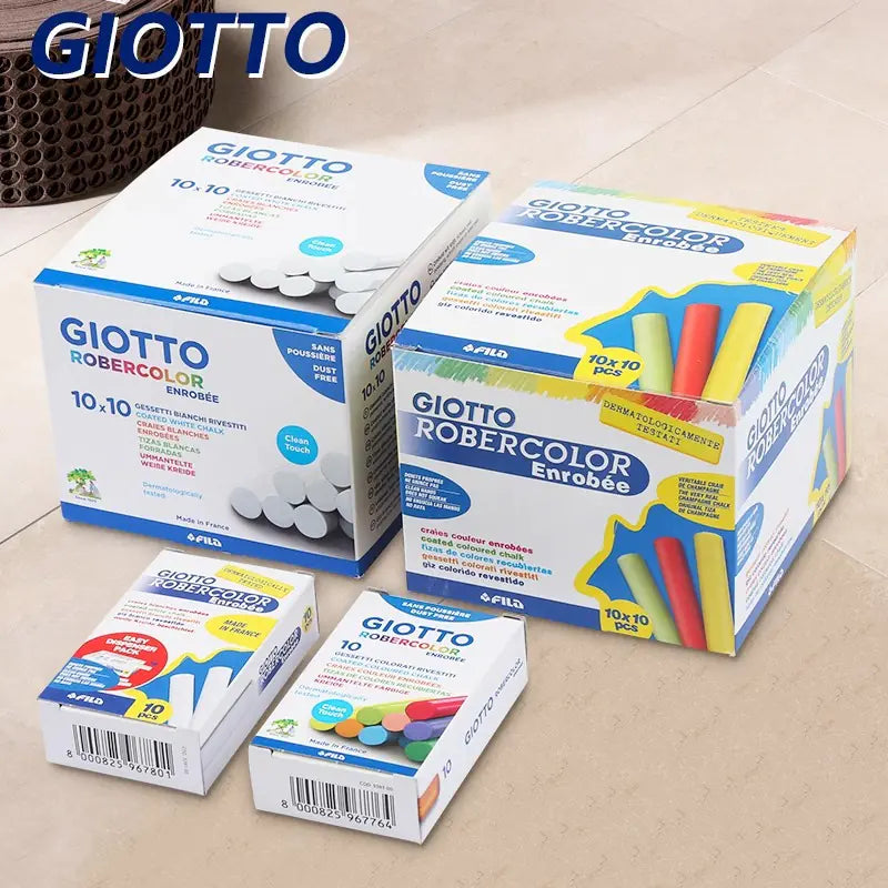 Giotto 100-Pack Colored Dustless Chalk Markers
