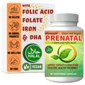 MonesAli Prenatal Vitamins for Women Halal Prenatal Vitamins for Women Prenatal Vitamins with DHA and Folic Acid Vegan Prenatal Gelatin Free Prenatal Vitamins Womens prenatal multivitamin