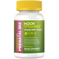 Noor Vitamins Halal Prenatal Vitamins with DHA and Folic Acid Essential Vitamins Ginger to Soothe Moms Stomach Iron Softgels Prenatal Vitamin Before/During/Post Pregnancy (3 Months Supply)