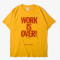 Japanese Style Casual Men's T-Shirt with Letter Print