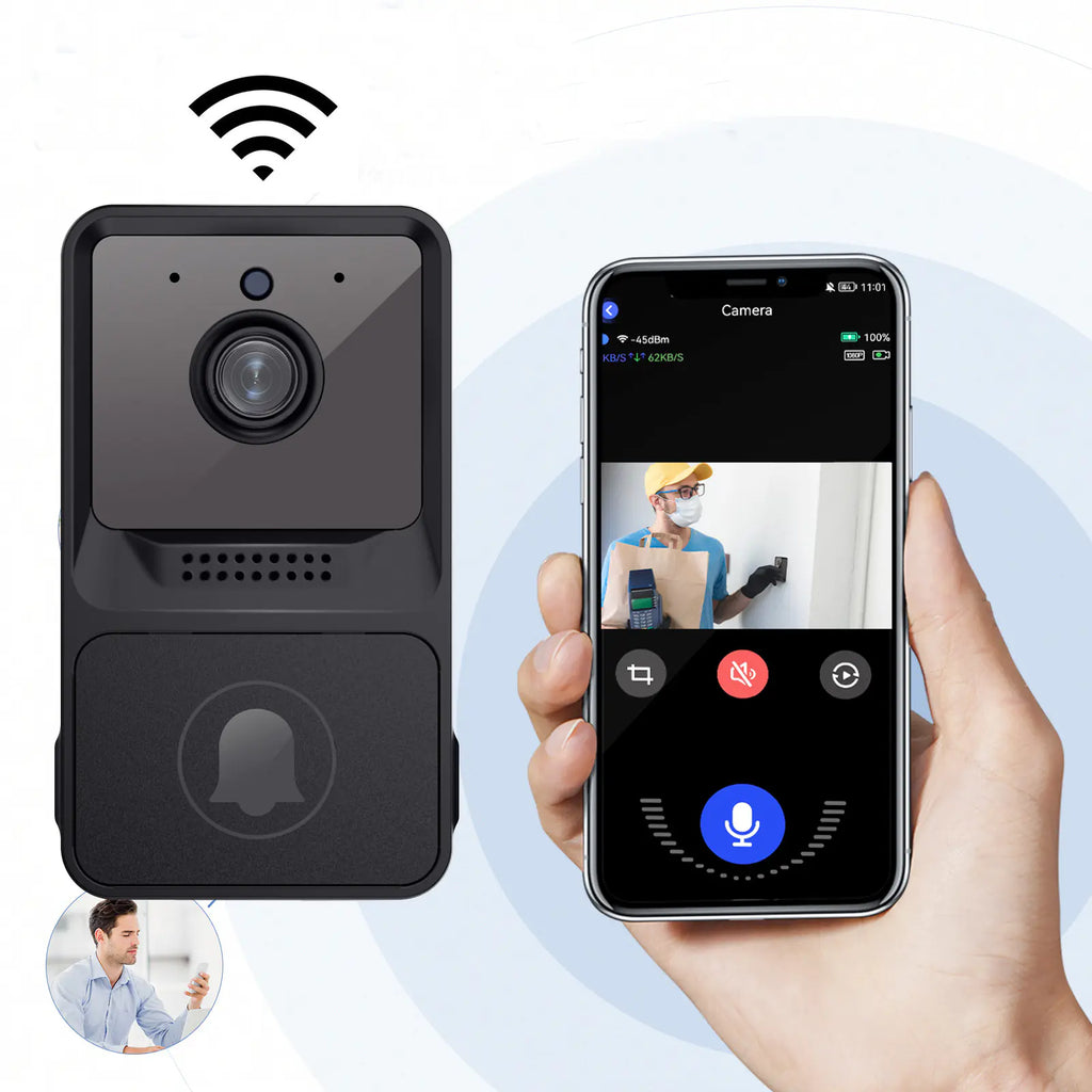 Low Power V5 Visual WiFi Doorbell with Night Vision
