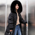 Large Fur Collar Down Jacket